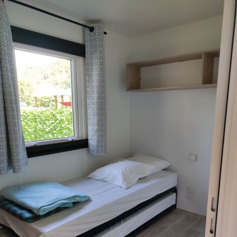 Mobilheim 6 Personen - Mobilheim 3 Zimmer, überdachte Terrasse, Geschirrspüler