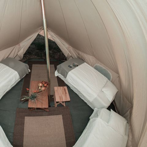 TIENDA DE LONA Y MADERA 2 personas - Glamping