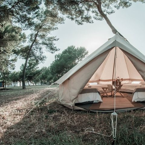 TENDA IN TELA E LEGNO 2 persone - Campeggio