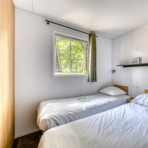 STACARAVAN 10 personen - Confort TWIN 6 kamers 10 personen Airconditioning + TV