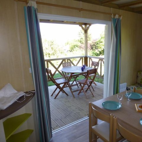 CHALET 4 people - COMFORT 30m² (2bed/4p) - covered terrace + TV