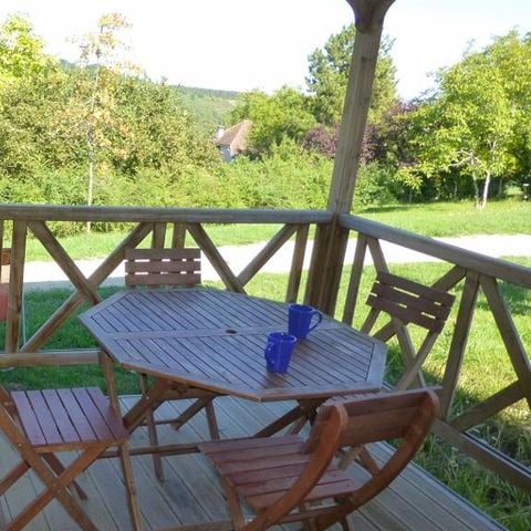 Chalet 4 personen - COMFORT 30m² (2bed/4p) - overdekt terras + TV