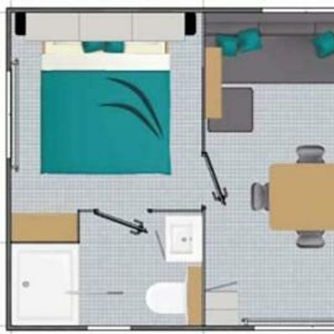 MOBILE HOME 6 people - Premium - Air-conditioned