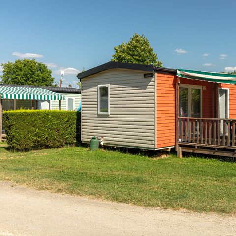 Stacaravan 4 personen - Mobile-home | Comfort XL | 2 slaapkamers | 4 pers. | Verhoogd terras | Airconditioning.