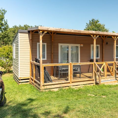 MOBILHOME 6 personnes - Premium | 3 Ch. | 6 Pers. | Terrasse Lounge | Clim.