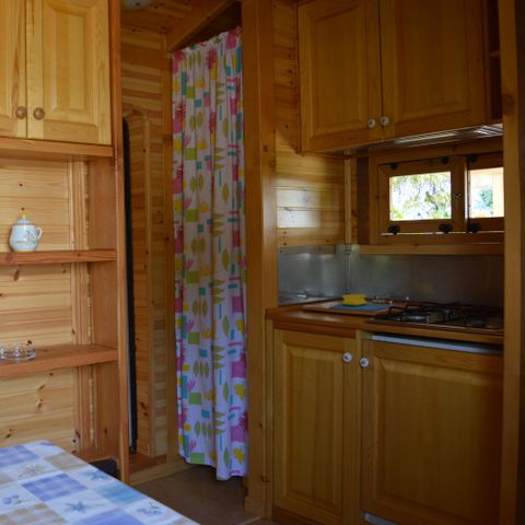 CARAVAN 2 people - With water and private bathroom (no shower)