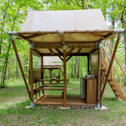 BUNGALOW TOILÉ 2 personnes - CABANE AU CLAIR DE LUNE