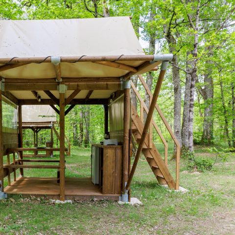 BUNGALOW TOILÉ 2 personnes - CABANE AU CLAIR DE LUNE