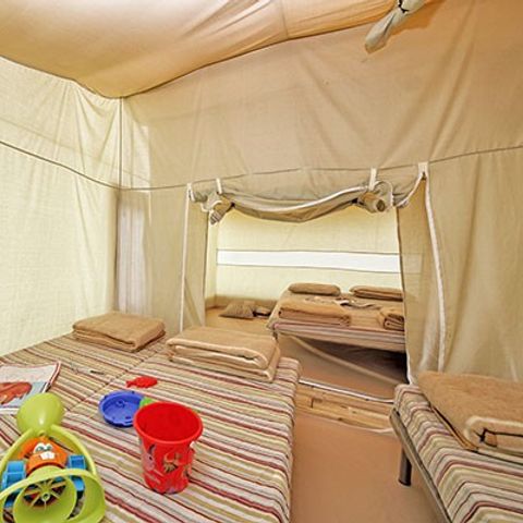 TENTE TOILE ET BOIS 5 personnes - Explorer | 2 Ch. | 5 Pers. | Sans SDB