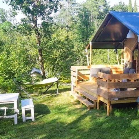 TENDA IN TELA E LEGNO 5 persone - Greenlodge con bagno privato