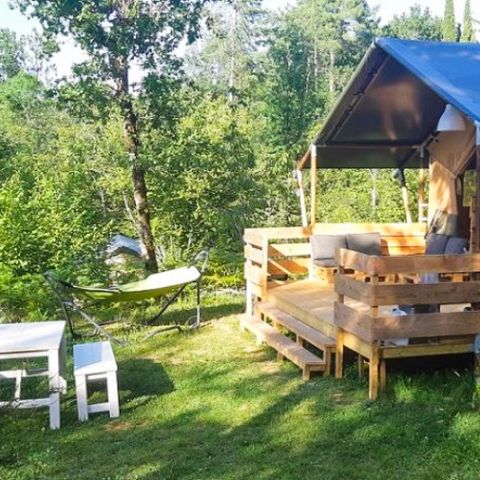 Safaritent 5 personen - Greenlodge met eigen badkamer