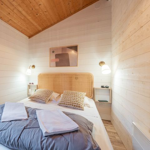 Chalet 6 personen - Prestige 2 Slaapkamers - 1SDB - 36m² - 2,5 acres