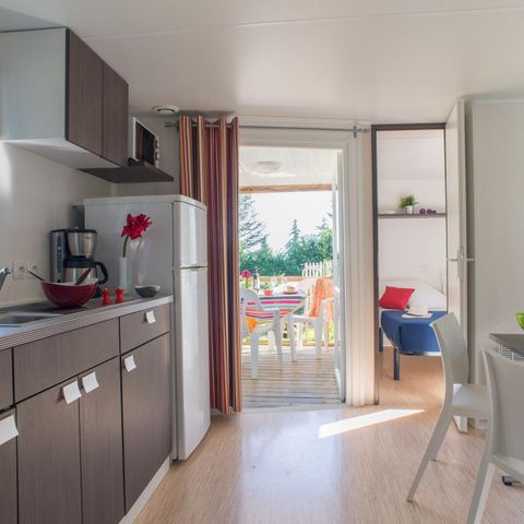 MOBILHOME 5 personnes - Mobil home Prestige 32m² 2 chambres - climatisation