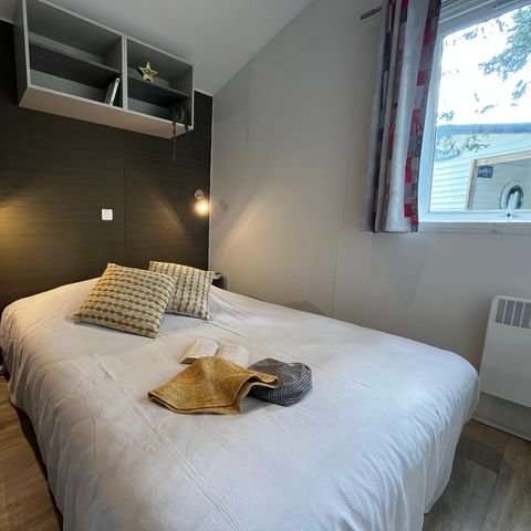 Stacaravan 6 personen - Stacaravan Prestige 32m² 3 kamers - airconditioning