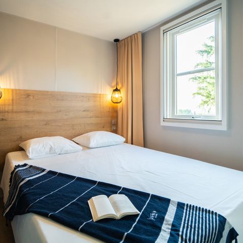 Stacaravan 4 personen - Stacaravan Sunelia Luxe 32m² 2 kamers - Air-conditioning