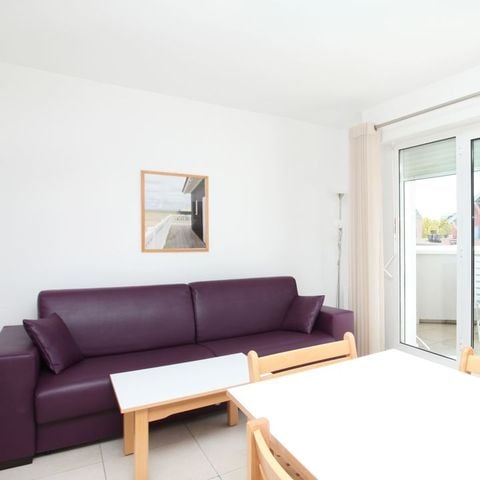 Apartement 4 Personen - Wohnung "Etagenbett und Balkon" 2 Zimmer