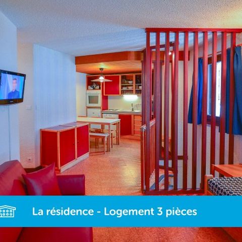 Appartement 7 personen - "La Résidence - Balcon" 3 Kamers 7 pers