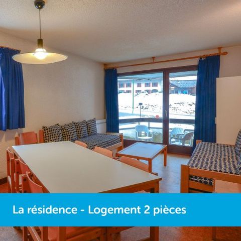 APARTEMENTO 6 personas - 2 Habitaciones - Cama bebé bienvenida imposible 6 pers