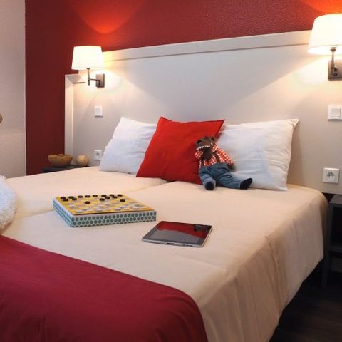 Apartement 4 Personen - 2 Zimmer - Babybett Empfang unmöglich 4 pers