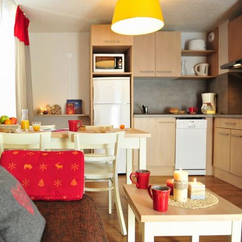 APPARTEMENT 5 personen - 2 Kamers - Kinderbedje welkom onmogelijk 5 pers