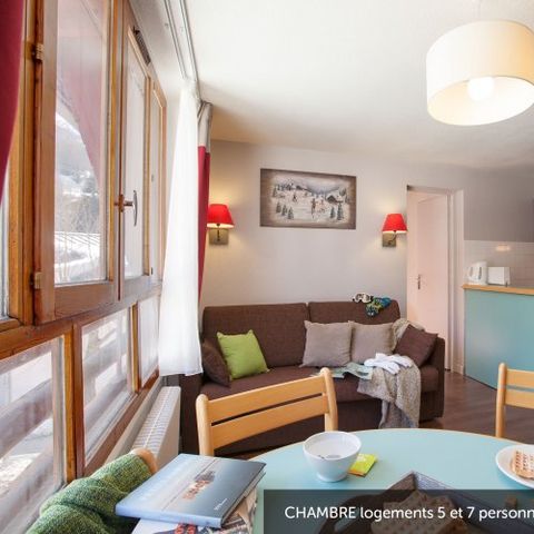 Apartement 3 Personen - Wohnung "Le Haut - Balkon" 1 Zimmer