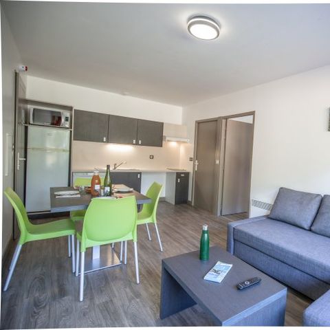 Apartement 4 Personen - 2 Zimmer 4 pers