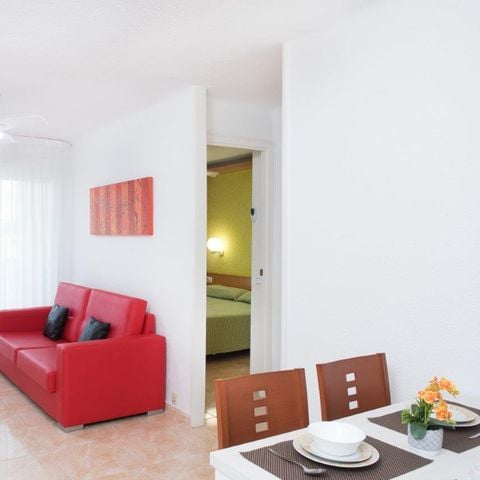 APARTEMENTO 4 personas - Tipo 2/4 Para 4 adultos o 4 adultos + 1 o 2 niños hasta 16 años