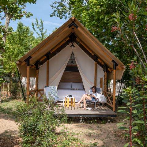 TENDA IN TELA E LEGNO 2 persone - COPPIA GLAMPING