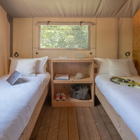 TENTE TOILE ET BOIS 4 personnes - LODGE FAMILY