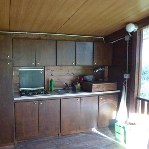 Bungalow 4 Personen - aus Holz 35 m²