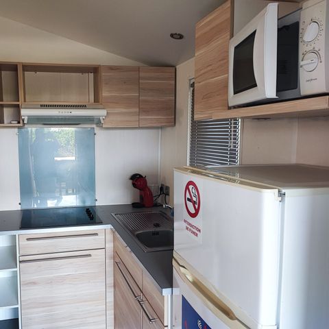 Stacaravan 5 personen - 204 MH 3 slaapkamers, airconditioning ,