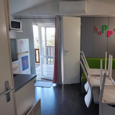 Stacaravan 5 personen - 204 MH 3 slaapkamers, airconditioning ,