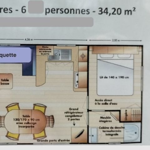 MOBILHEIM 6 Personen - Neu 3 Schlafzimmer