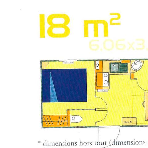 MOBILHEIM 2 Personen - MAIA - 1 Schlafzimmer