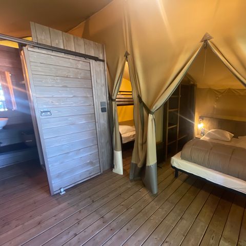 CANVAS AND WOOD TENT 5 people - Wooden lodge KENYA - 2 rooms