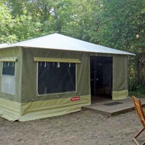 Bungalowtent 4 personen - CARIBBEAN 20m² 2 kamers (zaterdag tot zaterdag)