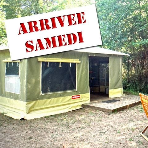 Bungalowtent 4 personen - CARIBBEAN 20m² 2 kamers (zaterdag tot zaterdag)