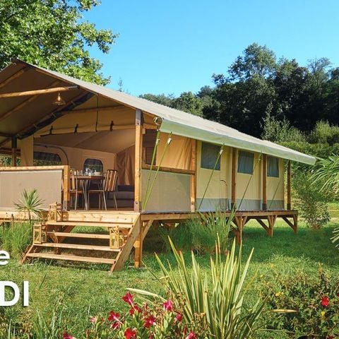 TENDA IN TELA E LEGNO 5 persone - Lodge KENYA 46m² (da sabato a sabato)