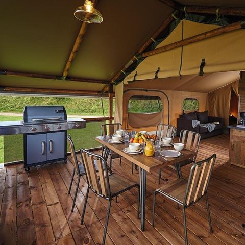 Safaritent 5 personen - Lodge KENYA 46m² (zaterdag tot zaterdag)