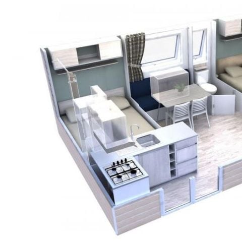 CASA MOBILE 4 persone - Casa mobile EVO 24 24m² 2 camere (da mercoledì a mercoledì) - NUOVO 2020