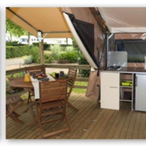 TENTE TOILE ET BOIS 5 personnes - Lodge VICTORIA 30m² - Finition Luxe (Dimanche au dimanche)