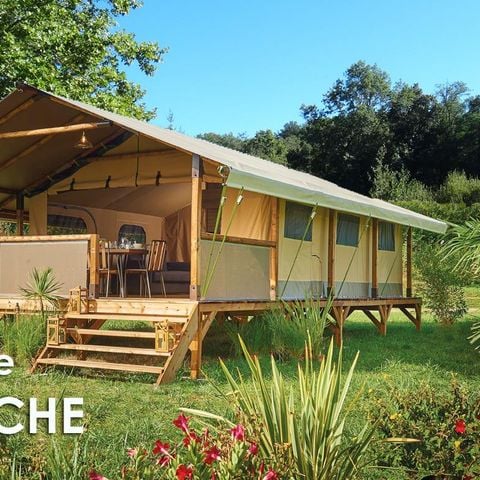 TENDA IN TELA E LEGNO 5 persone - Lodge KENYA 46m² (da domenica a domenica)