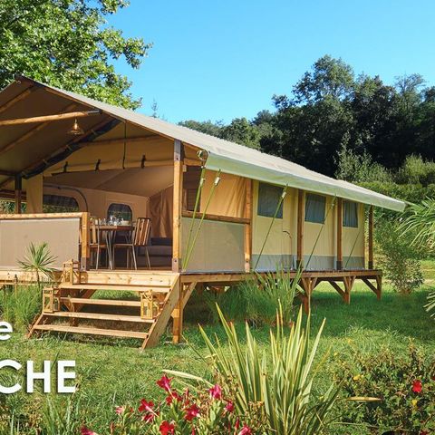 TENTE TOILE ET BOIS 5 personnes - Lodge KENYA 46m² (Dimanche au Dimanche)