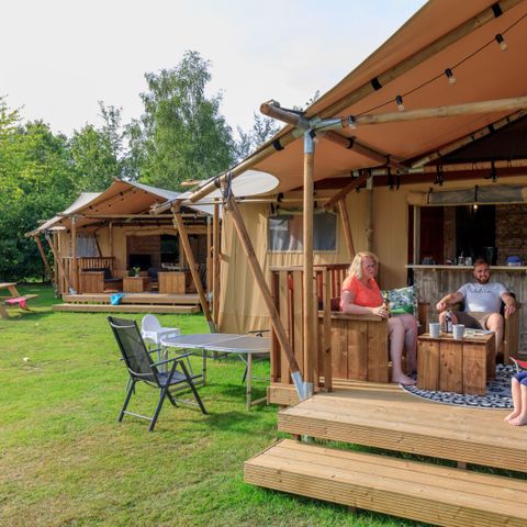 CANVAS AND WOOD TENT 5 people - Safari