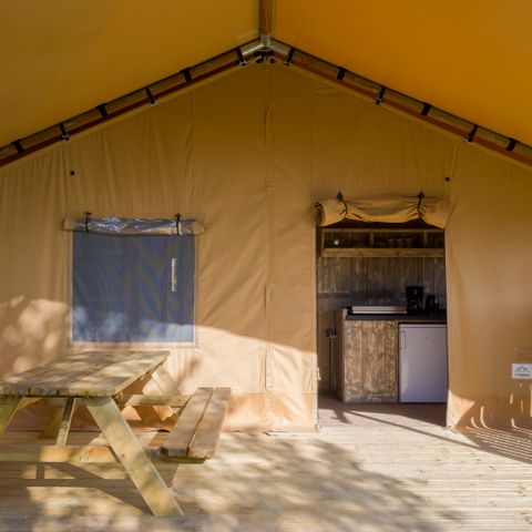 CANVAS AND WOOD TENT 4 people - Safari tent