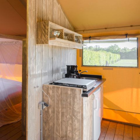 CANVAS AND WOOD TENT 4 people - Safari tent