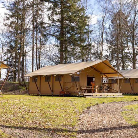 CANVAS AND WOOD TENT 6 people - Safari tent