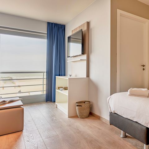 APPARTEMENT 4 personnes - Confort | Chambre à coucher - Coin nuit | Vue sur la mer