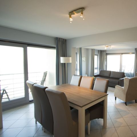 APARTMENT 6 people - Comfort | Bedroom - Sleeping area - Sofa bed | Balcony - Sea view