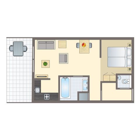 APARTMENT 2 people - 2CA